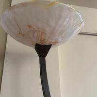 Piantana, lampadario e 3 applique da parete
