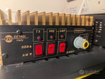 Lineare Zetagi B300P Amplificatore CB con preampli