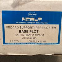 Rotolo carta plotter n.3 pezzi a € 20