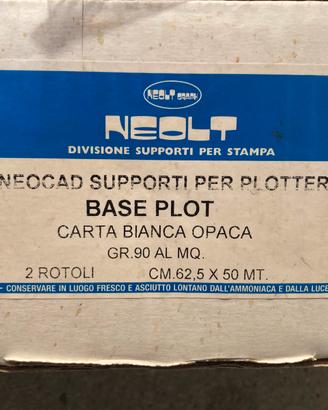 Rotolo carta plotter n.3 pezzi a € 20