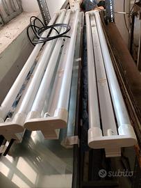 6 Plafoniere Disano Rapid System 6503 con 12 tubi