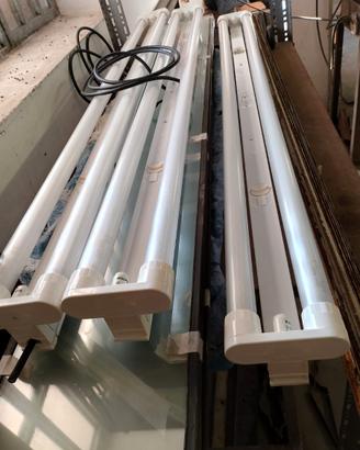 6 Plafoniere Disano Rapid System 6503 con 12 tubi