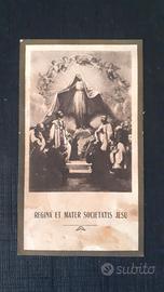 santino antico vintage madonna religioso anni 50