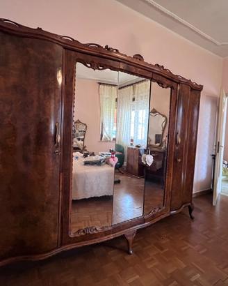 Camera da letto- massello rivestito in radica