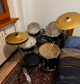 Batteria acustica - DB Percussion - pelli REMO