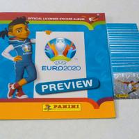 ALBUM PANINI EURO 2020 PREVIEW + SET COMPLETO FIGU