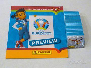 ALBUM PANINI EURO 2020 PREVIEW + SET COMPLETO FIGU