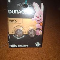 10 X Duracell  Batteria Bottone al Litio 2016