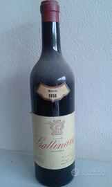 vino Gattinara del 1958 da collezione