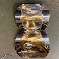 Coppia applique murano anni 70’ Targetti Sankey