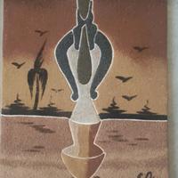 Quadro etnico dimensioni 24x30 cm