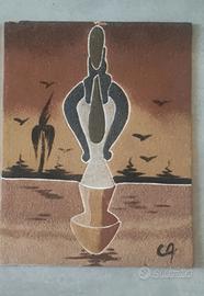 Quadro etnico dimensioni 24x30 cm