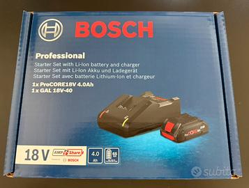 BATTERIA + CARICABATTERIA BOSCH PROCORE