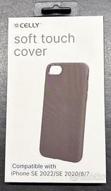 COVER CELLY SOFT TOUCH IPHONE SE NERA
