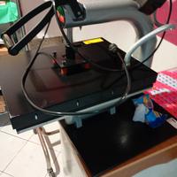 pressa calda per tessuti