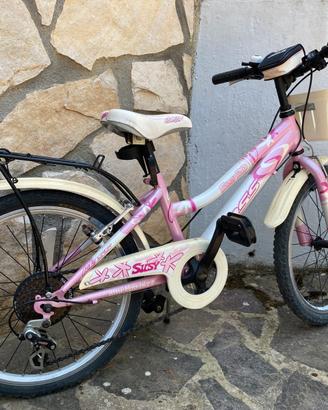 Bici bambina 20’’ con cestino e cambio