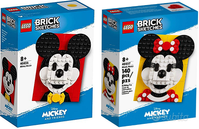 LEGO 40456 + 40457 - BRICK SKETCHES - Topolino + M