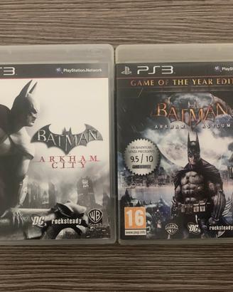 COME NUOVI - Batman 'Arkham City' & 'Asylum'