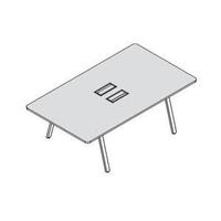 tavolo in legno 220cmx120cm h80cm per ufficio/casa