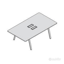 tavolo in legno 220cmx120cm h80cm per ufficio/casa