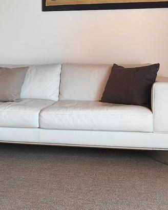 Divani in pelle bianca - 2 e 3 posti