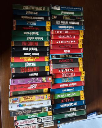 videocassette vhs vintage anni 80-90