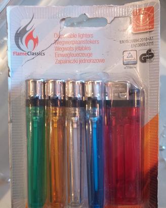 Set di 5 accendini Flame Classics