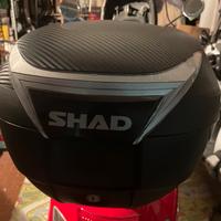Bauletto shad, piastra e portapacchi per vespa GTS