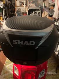 Bauletto shad, piastra e portapacchi per vespa GTS