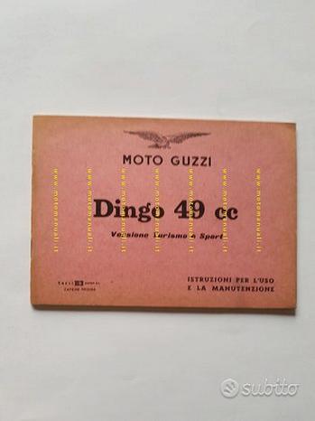 Moto Guzzi Dingo 49 Turismo-Sport 1965 manuale uso