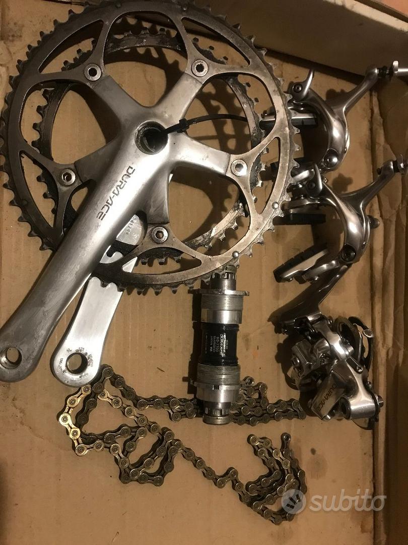 Guarnitura (pédalier) Shimano Dura-Ace 7700 - 50/38 Dents - Manivelles 170mm - Occasion