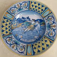 Grande piatto da parata, XIX secolo, Umbria