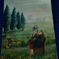 Acquerello originale “Il Parco”  Fabio Cappelllini