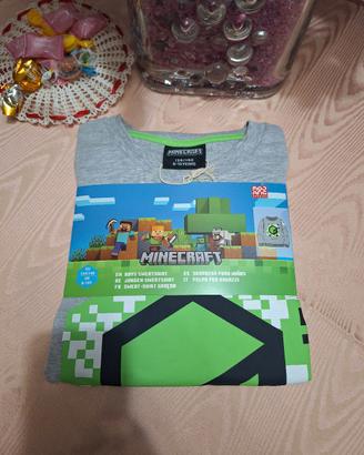 Felpa Minecraft 8-10 anni 