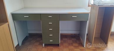 Scrivania doppia vintage 