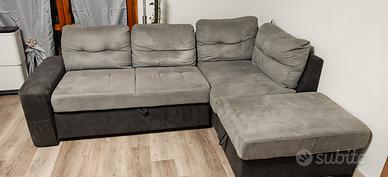 divano letto con penisola 