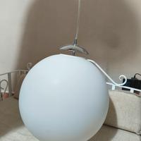 lampadario sfera in vetro