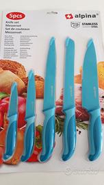 Set Coltelli cucina acciaio inox