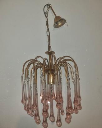 stock di 4 lampadari d'epoca