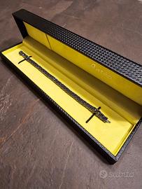 bracciale diamanti neri groumette Anteo