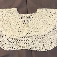 Vintage colletto uncinetto alla marinara bambina