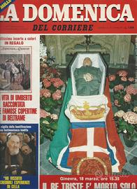 Domenica del Corriere 1983 - Morte Re Umberto