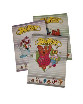 lotto 3 quaderni scuola THE BLUFFERS anni 80