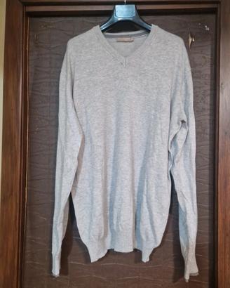 maglione grigio cotton & silk 