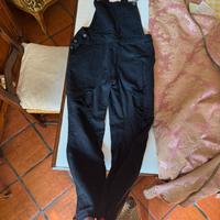 Tuta salopette in jeans nera marca “scout” tg S