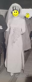Abito da sposa Vintage del 1966