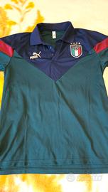 MAGLIA T-SHIRT POLO PUMA ITALIA ORIGINALE L LARGE