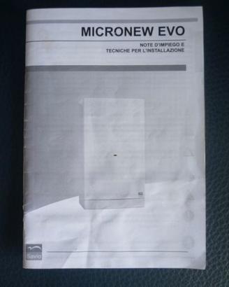 Manuale istruzioni caldaia Savio Micronew Evo