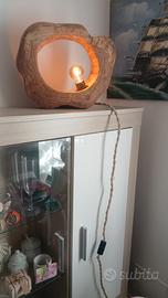 lampada in ulivo