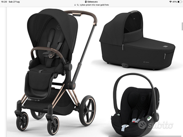 Cybex Priam Trio Rose gold